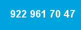 922 961 70 47 922 961 70 47